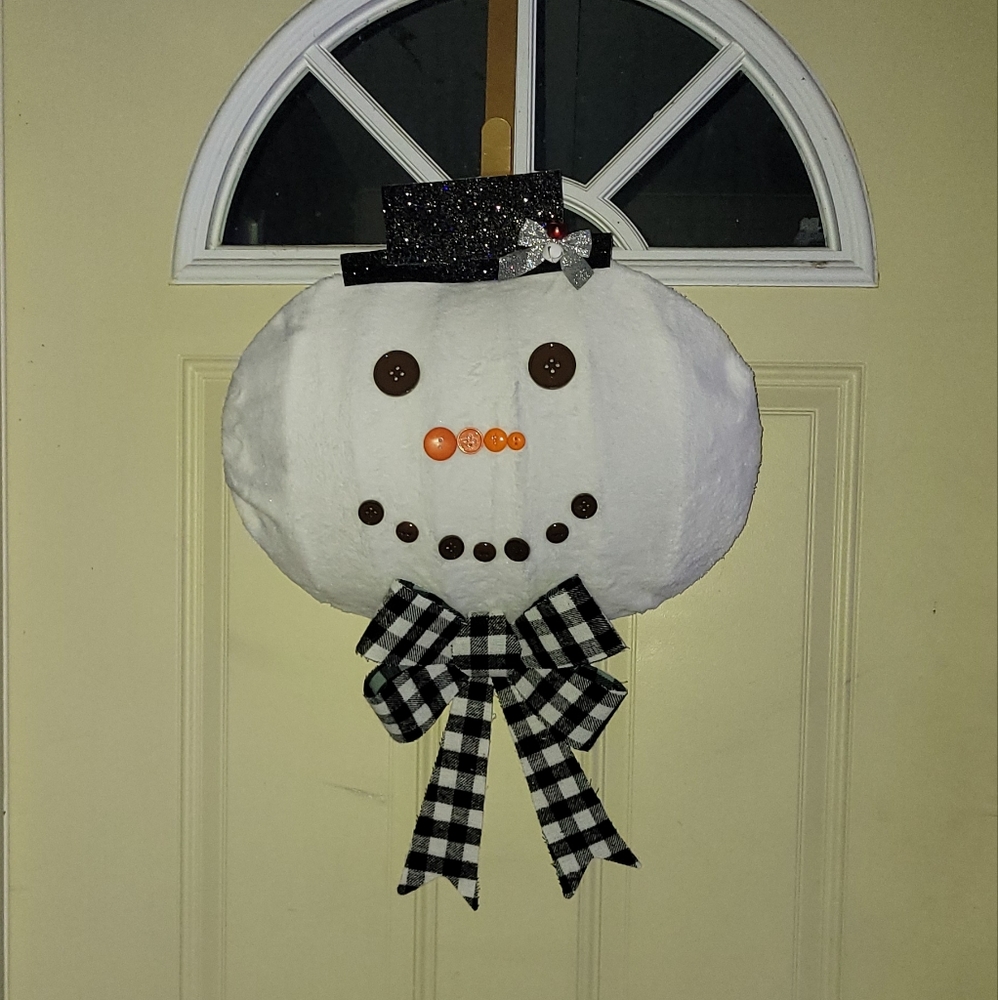 Snowman with Bow